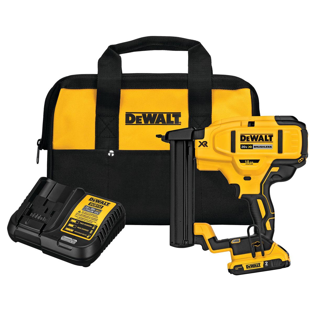 DeWalt 20V Crown Stapler Kit